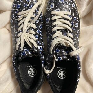 Tory Burch Floral Sneakers